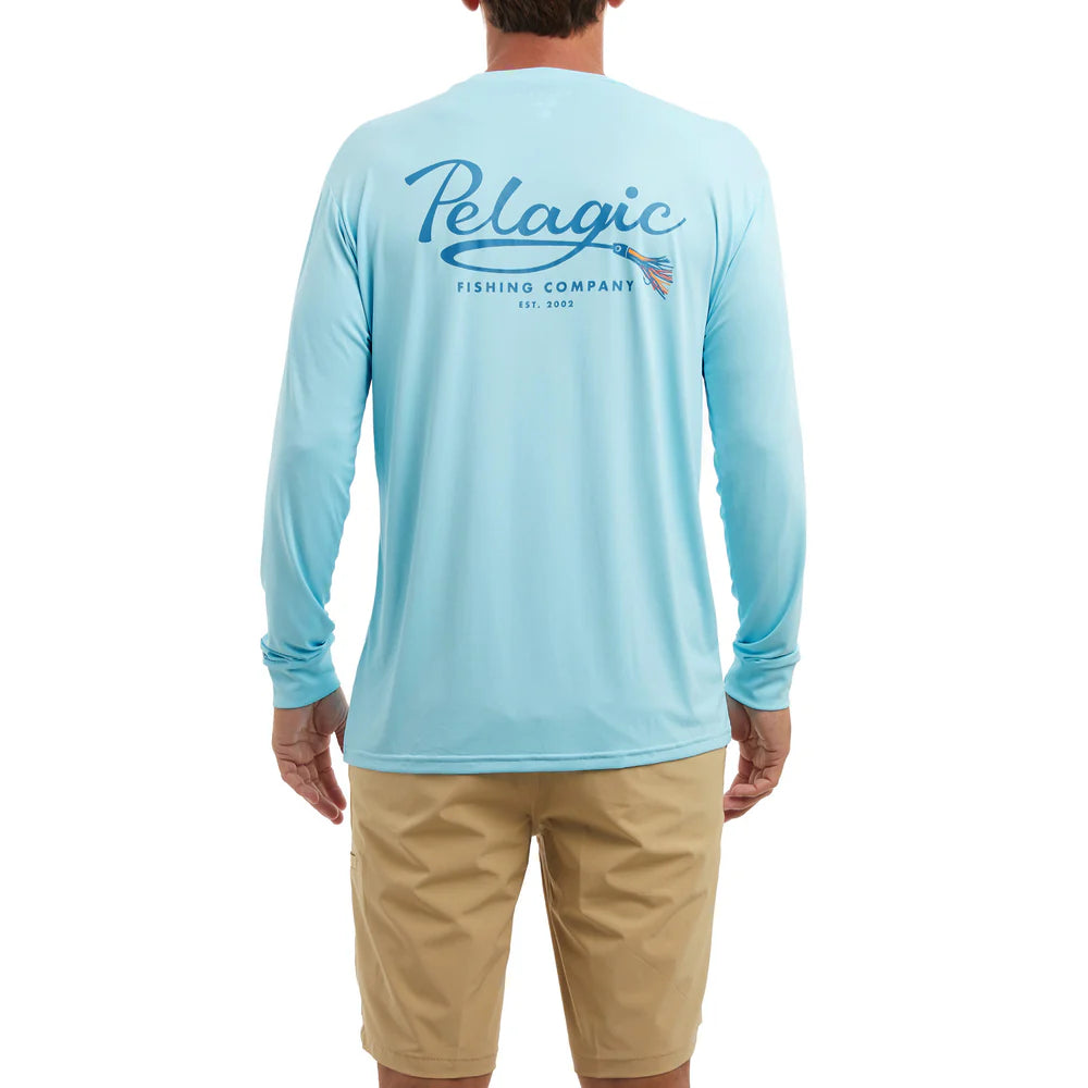 Pelagic AquaTek Tahiti Blue Teaser Shirt