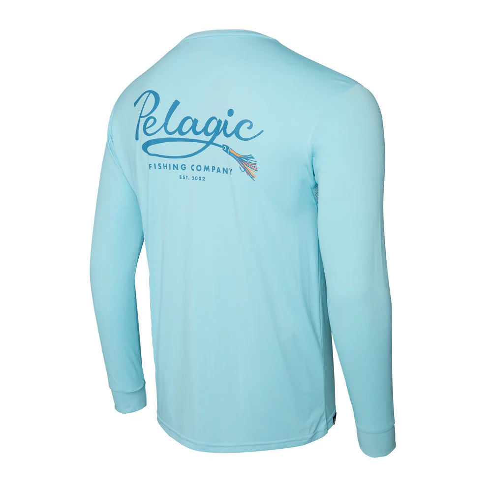 Pelagic AquaTek Tahiti Blue Teaser Shirt