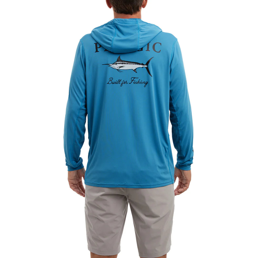Pelagic Vaportek Marlin Made Hooded Fishing Shirt