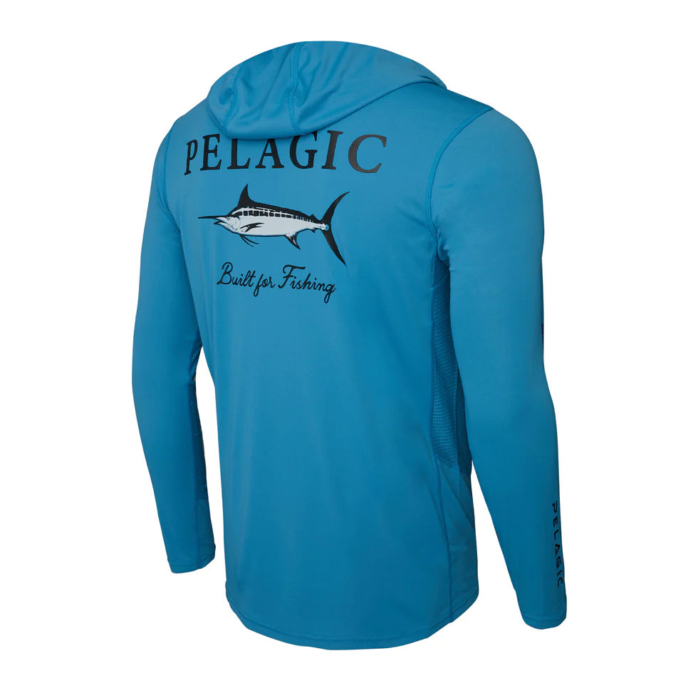 Pelagic Vaportek Marlin Made Hooded Fishing Shirt