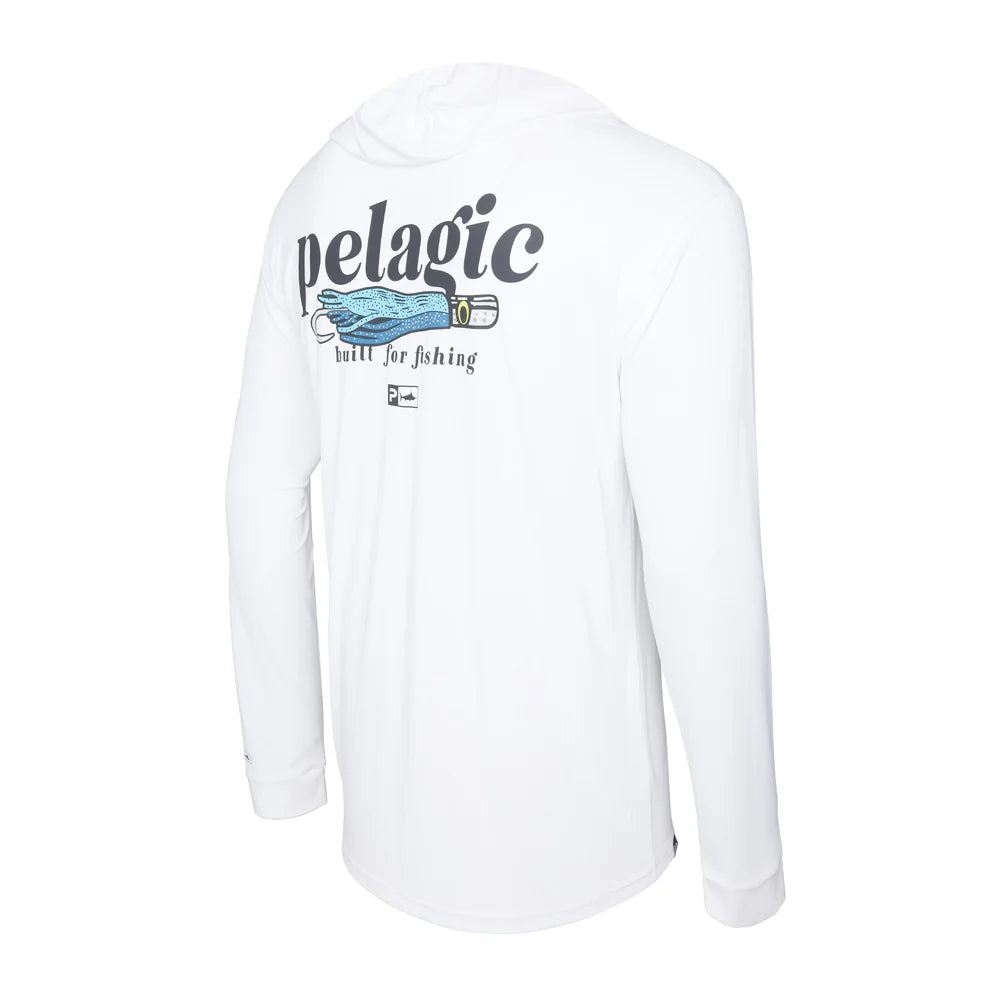 Pelagic Built For Trollin Aquatek Hooded Shirt