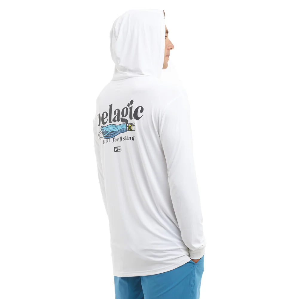 Pelagic Built For Trollin Aquatek Hooded Shirt