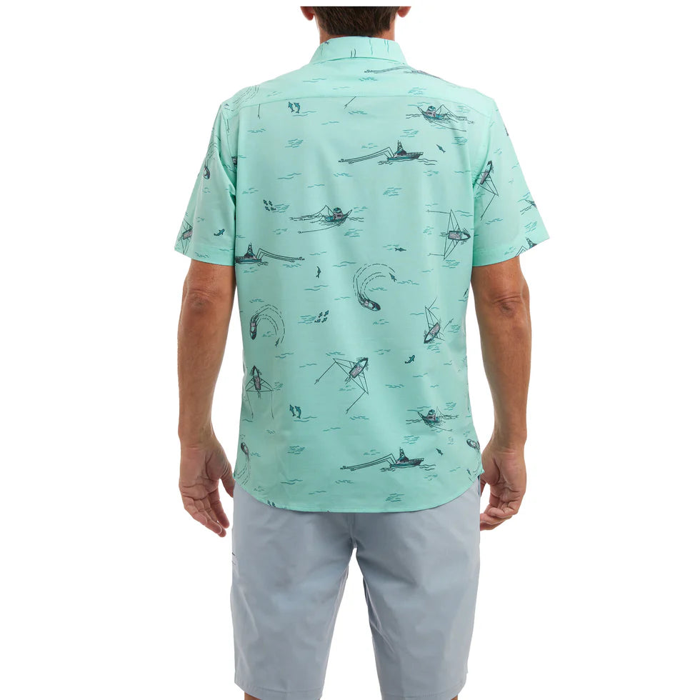Pelagic The Topshot Trollin Button Up Shirt