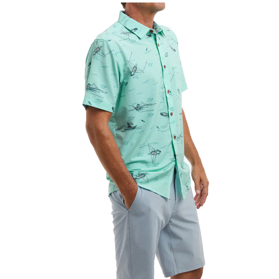 Pelagic The Topshot Trollin Button Up Shirt