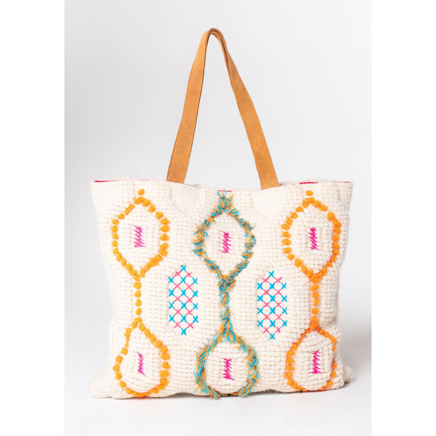 Bohemian Embroidered Carpet Bag
