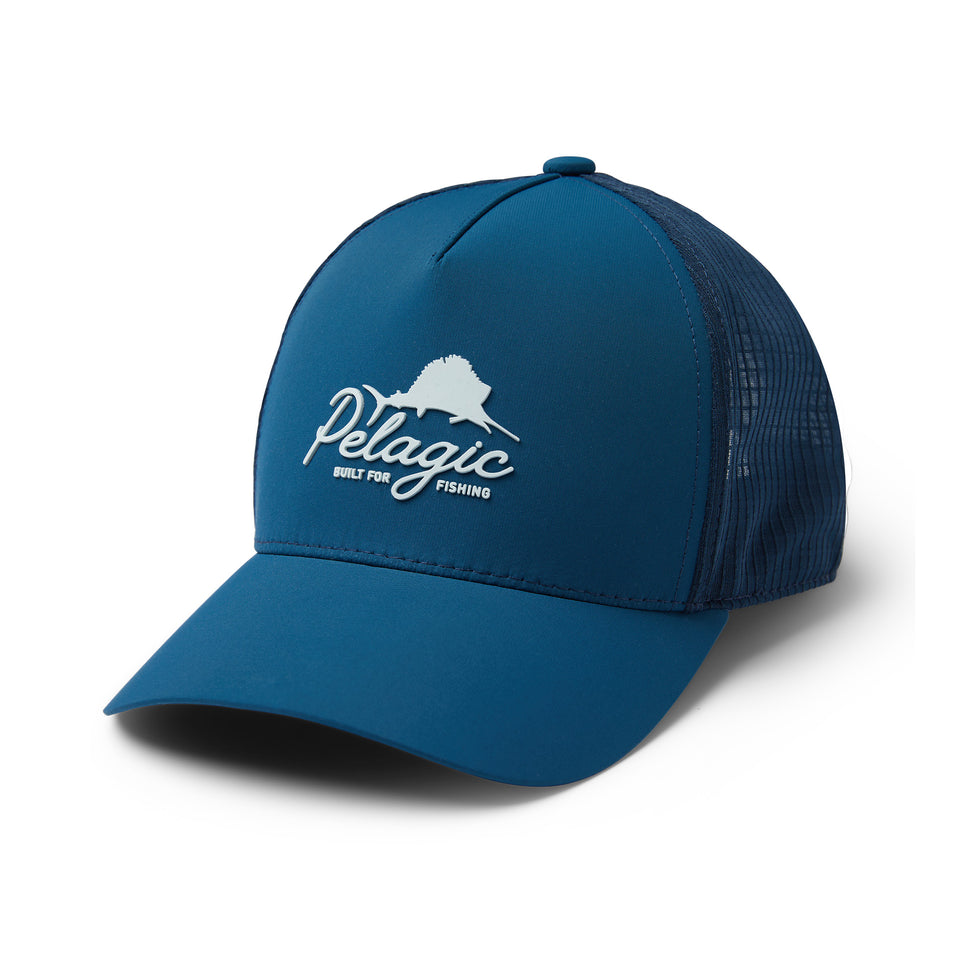 Pelagic Echo Sailfish Performance Trucker Hat