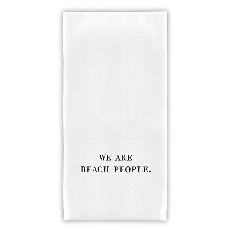 "We Are Beach People" Hand Towel