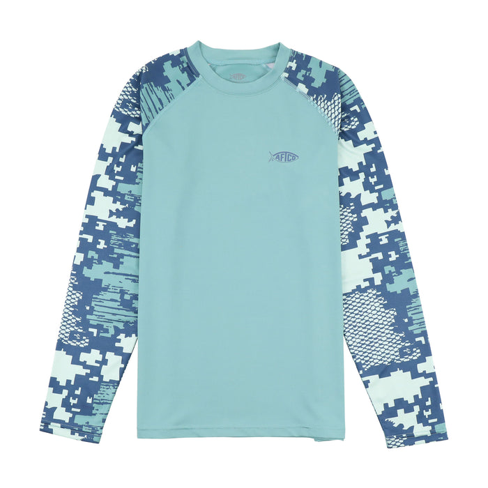 AFTCO Youth Tactical Camo LS Performance Shirt