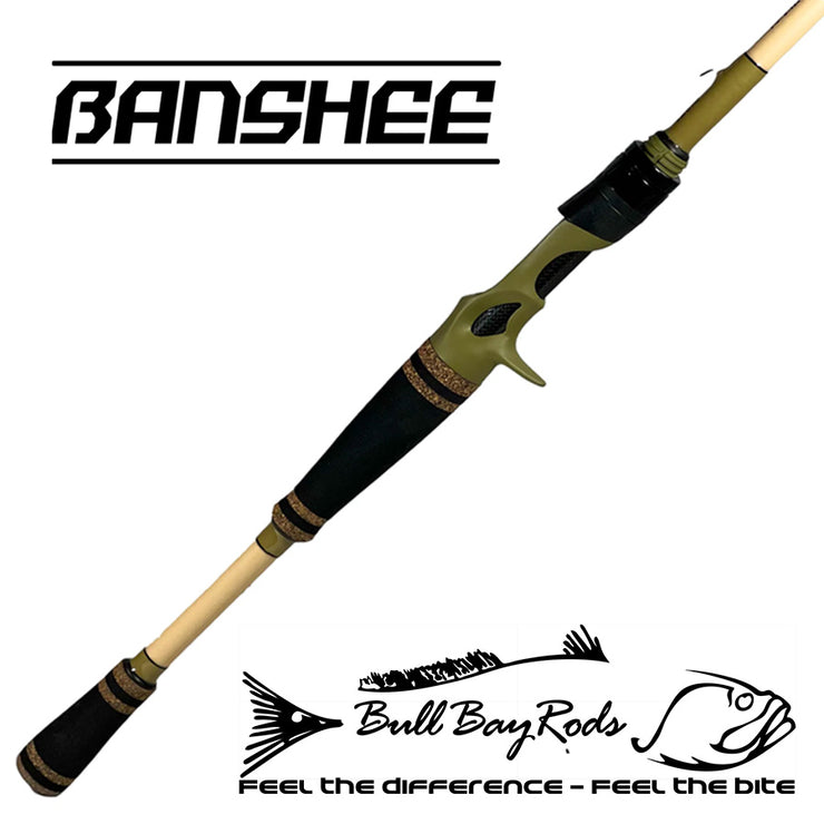 Bull Bay Tackle - Banshee Baitcasting Rod – Beach Bum Outdoors