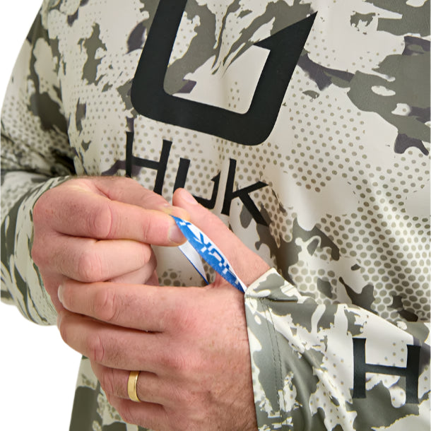 Huk Icon Print Performance Hoodie