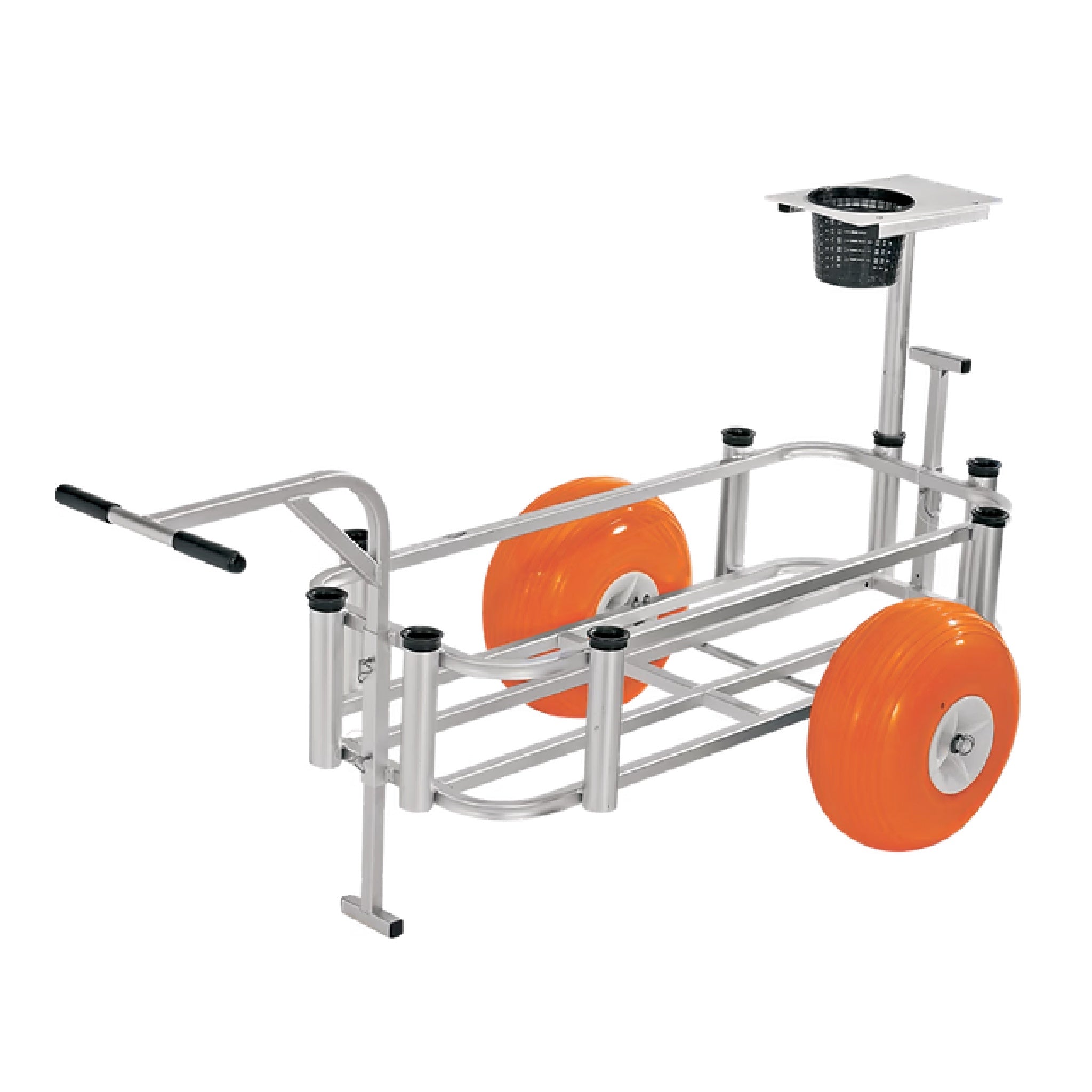 Senior Orange Wheel Beach Cart