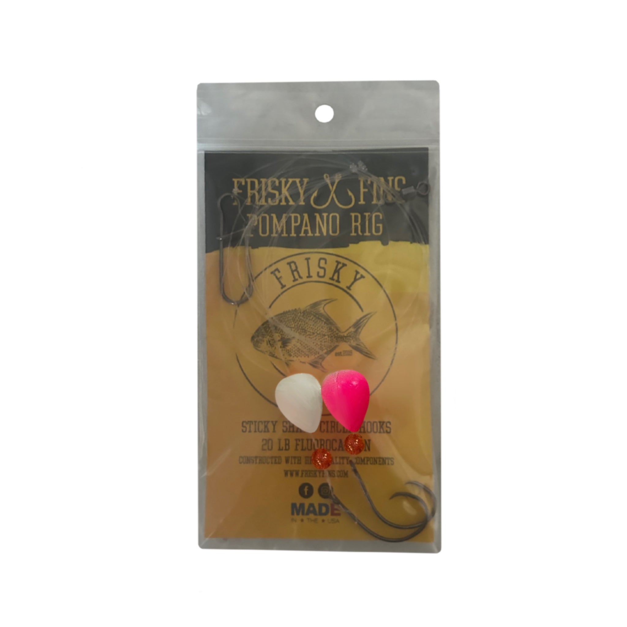 Frisky Fins Double Drop Pompano Rigs