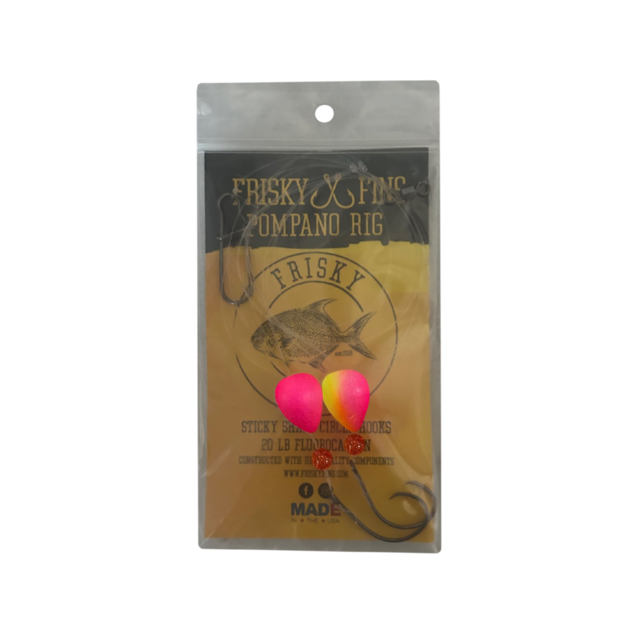 Frisky Fins Double Drop Pompano Rigs