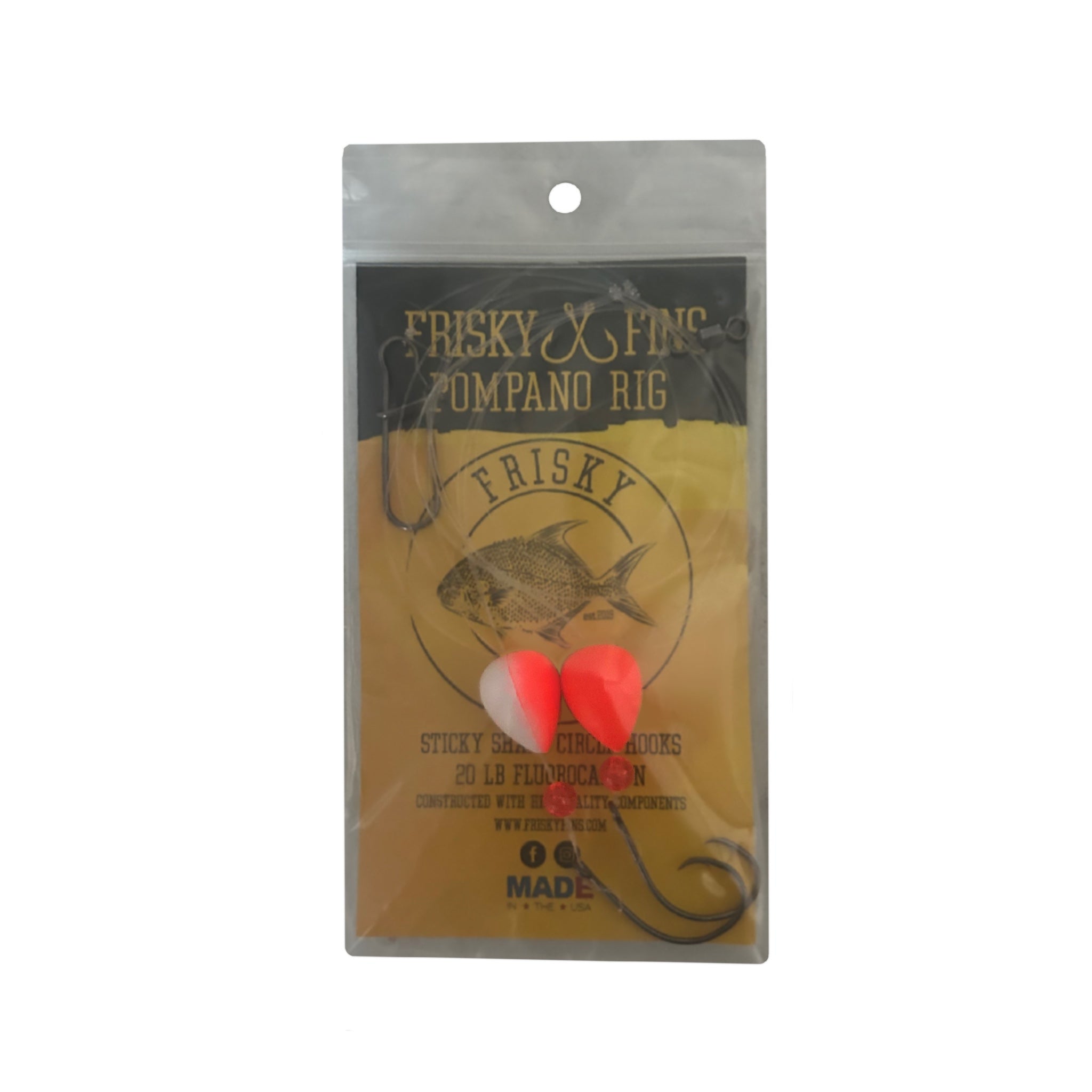 Frisky Fins Double Drop Pompano Rigs