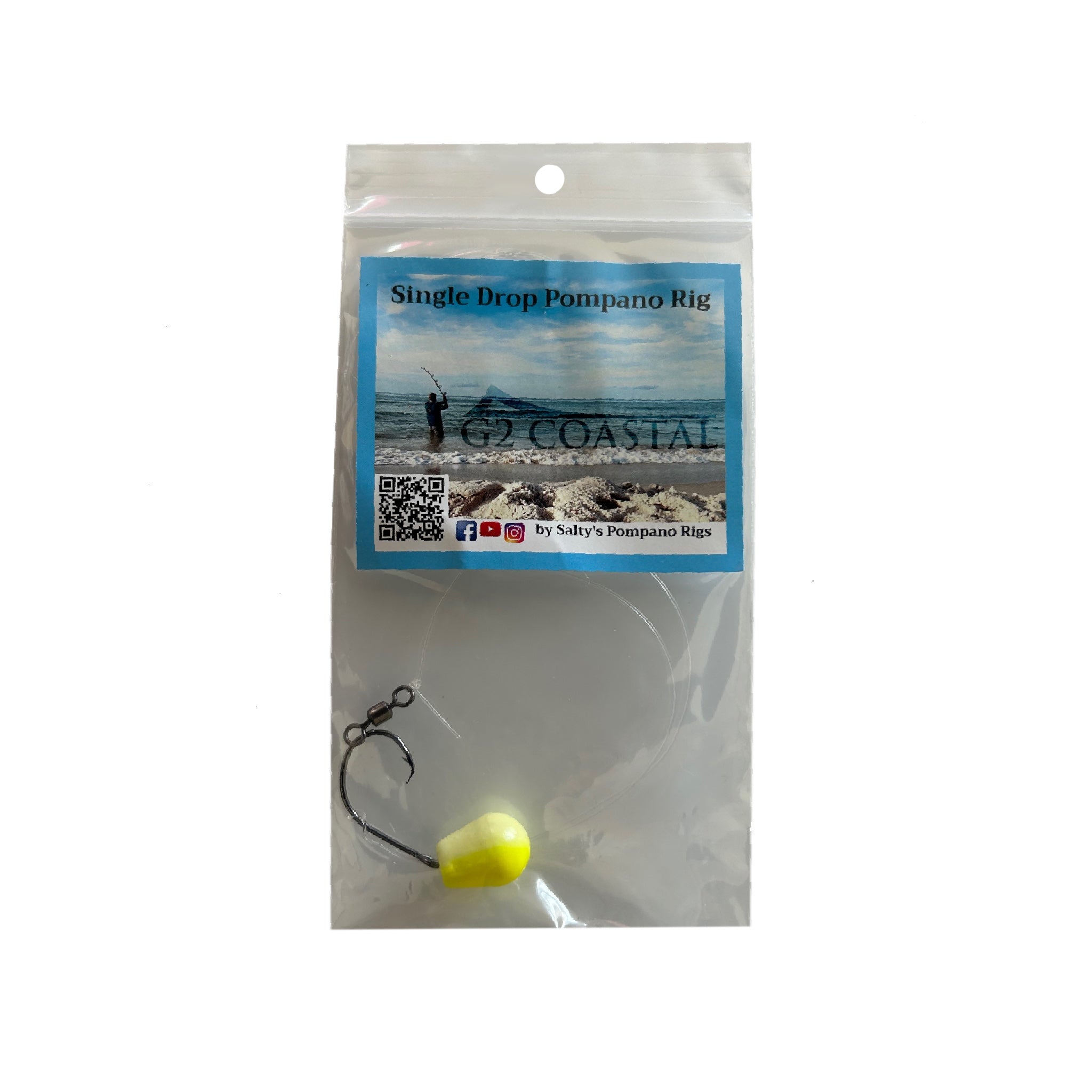 Salty's Single Drop Pompano Rigs