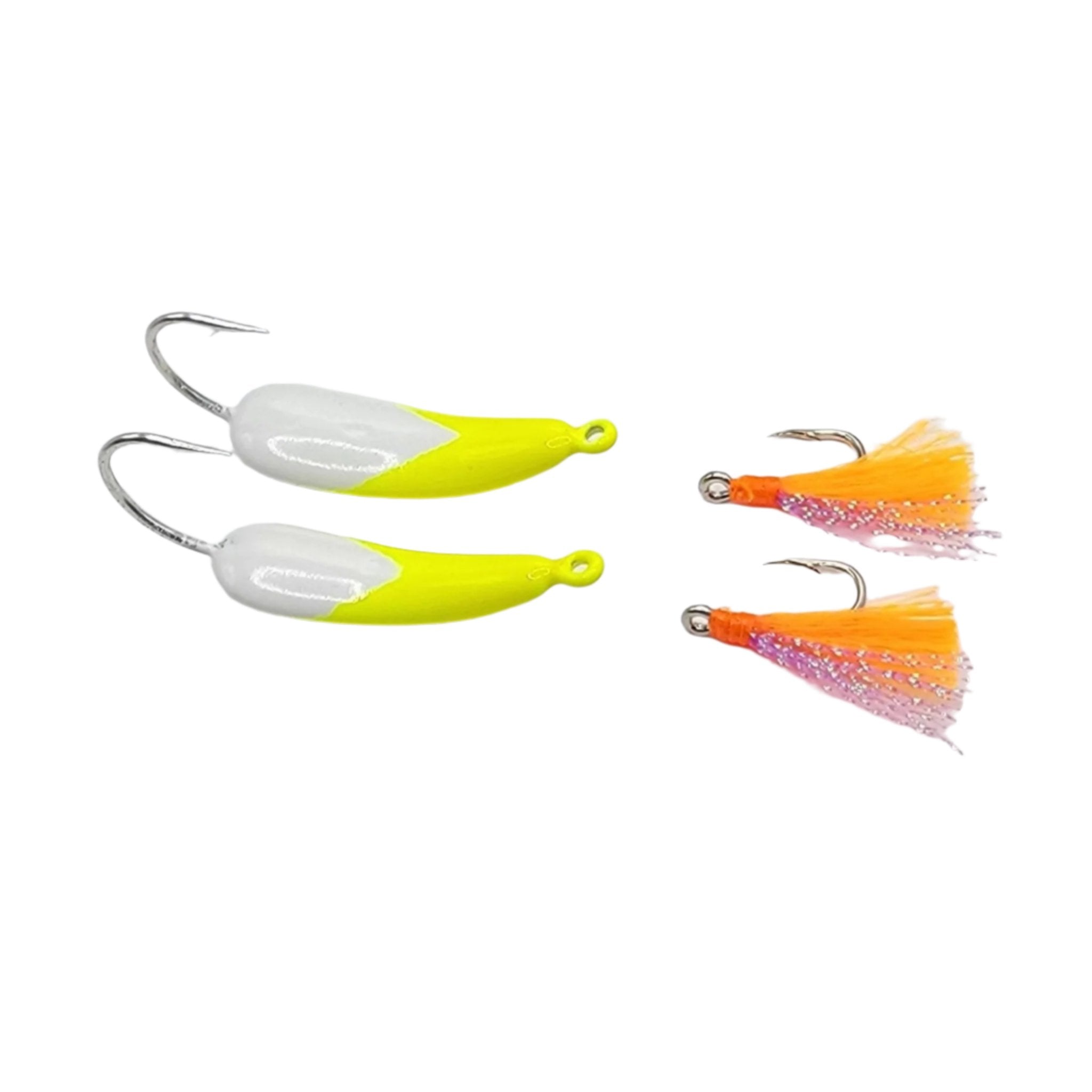 Frisky Fins Pompano Jigs w/ Teasers