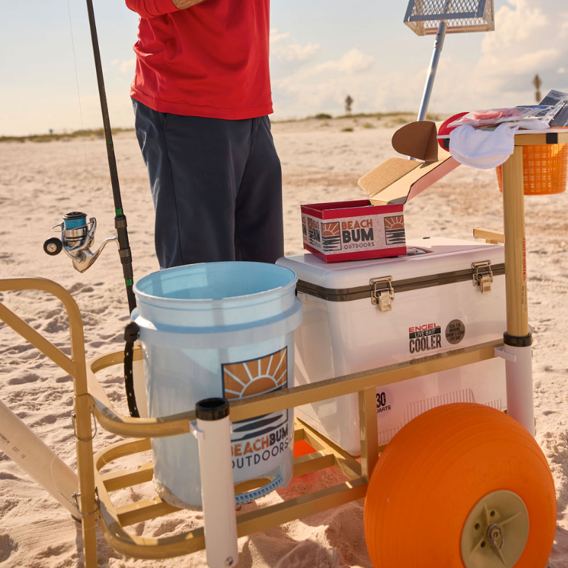 Engel Live Bait Cooler Rod Holder