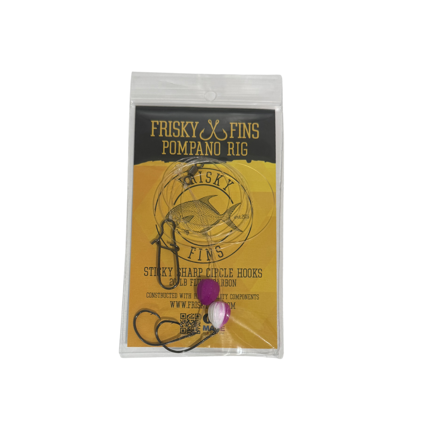 Frisky Fins Double Drop Pompano Rigs