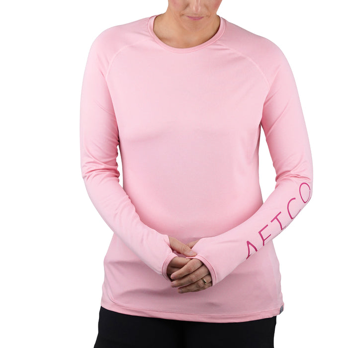 AFTCO Samurai Heather Performance Long Sleeve Shirt
