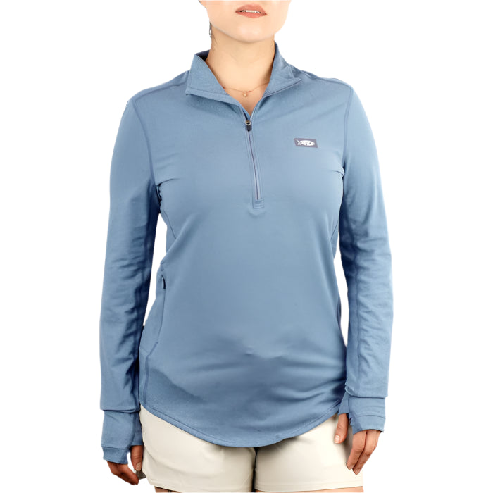 AFTCO Women's Mojeaux 1/4 Zip Performance Shirt