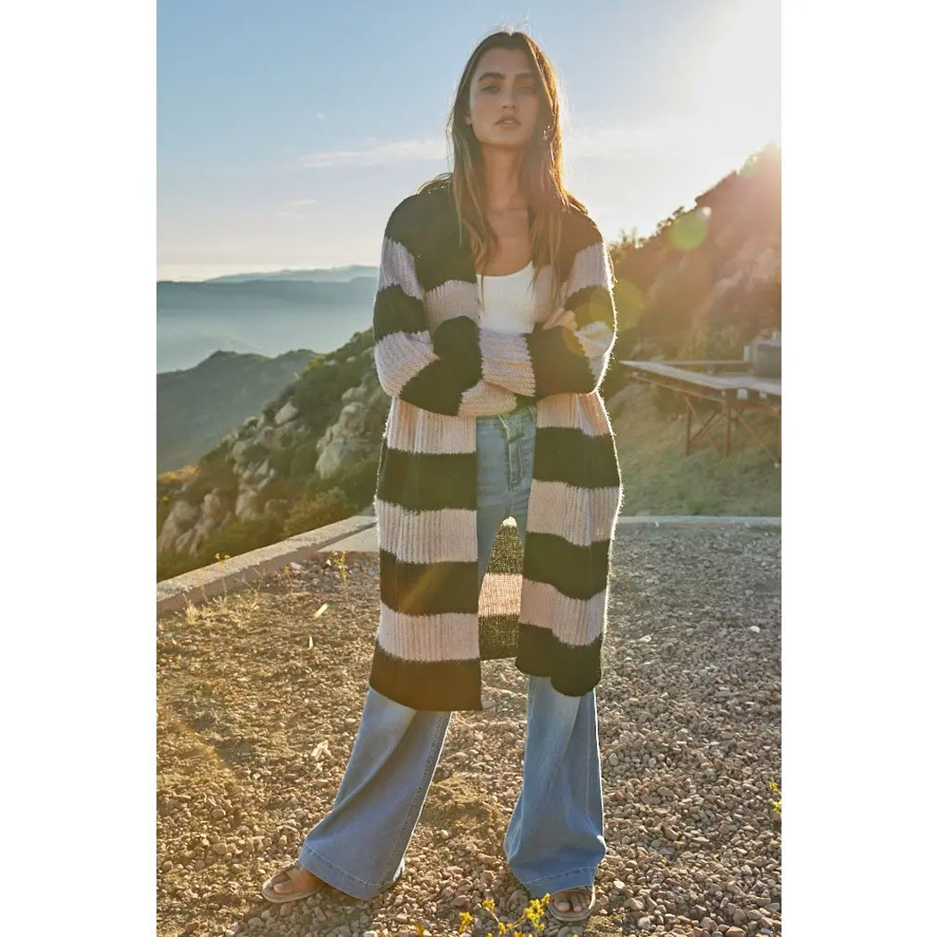 The Joyce Striped Cardigan