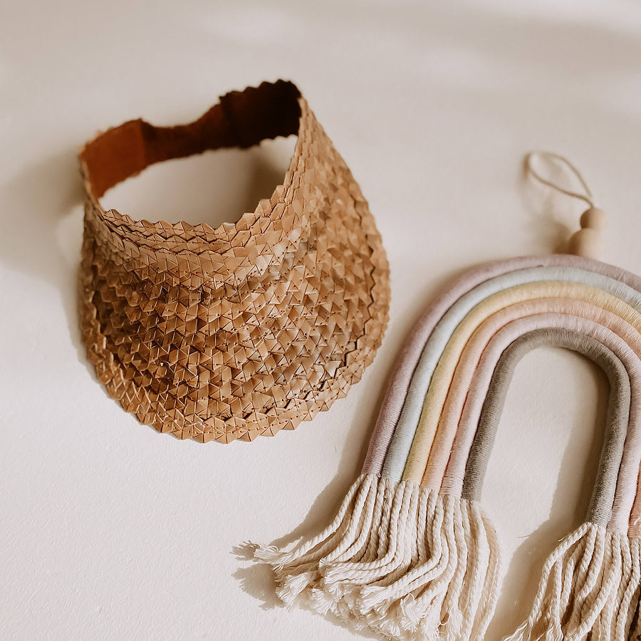 Rattan Kids Sun Visor