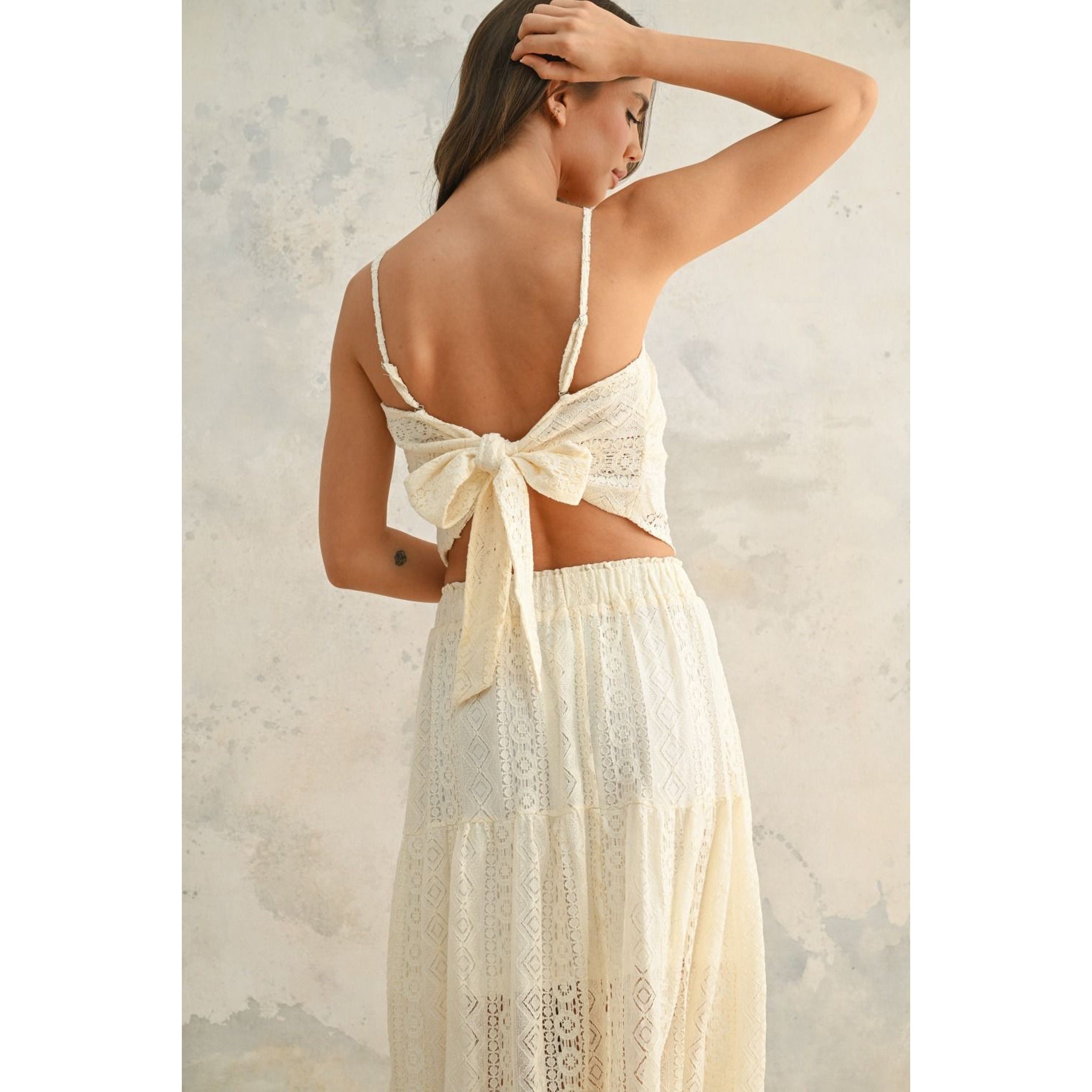 Lola Lace Tie Back Top