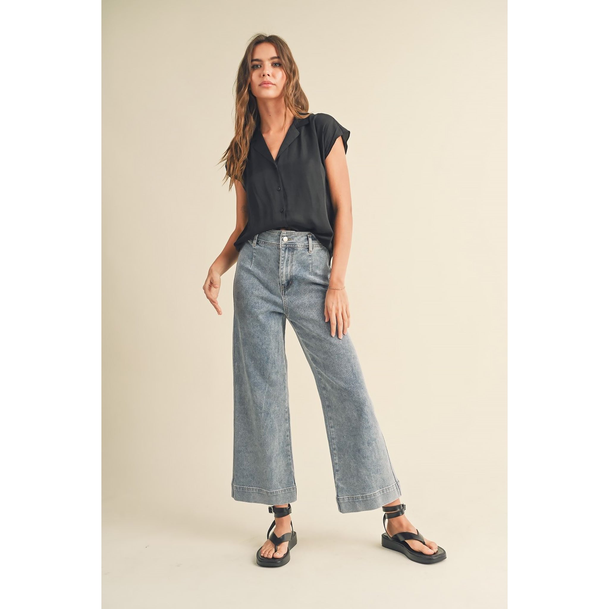 After Hours Button Down Top