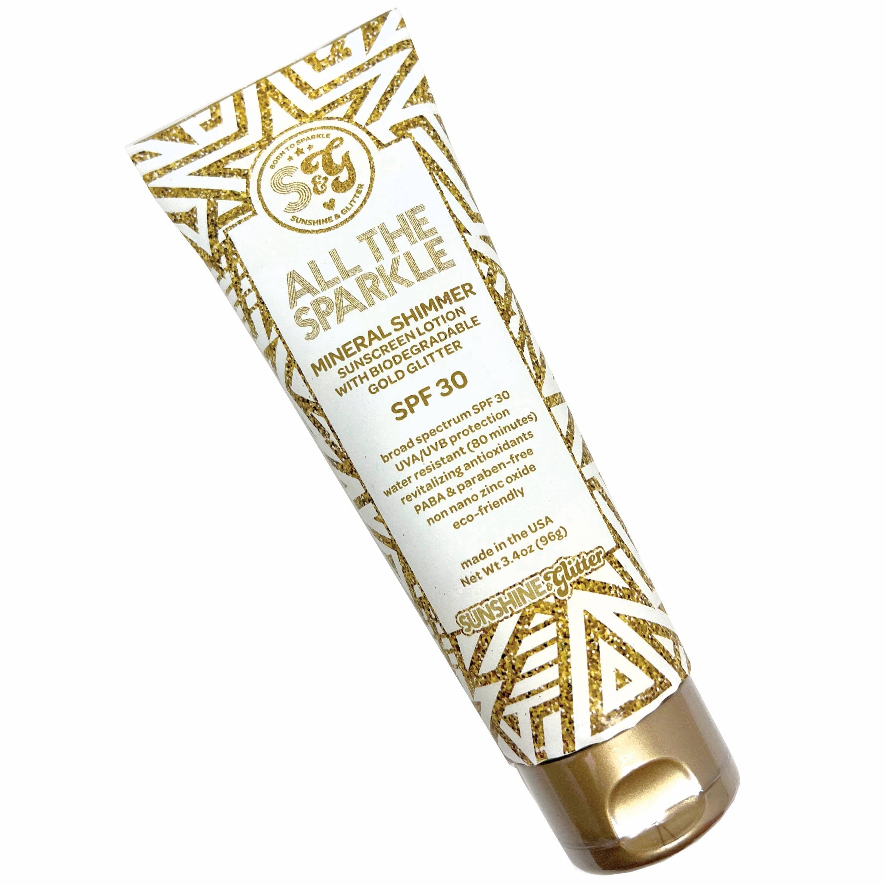 All The Sparkle Mineral Shimmer Sunscreen Lotion