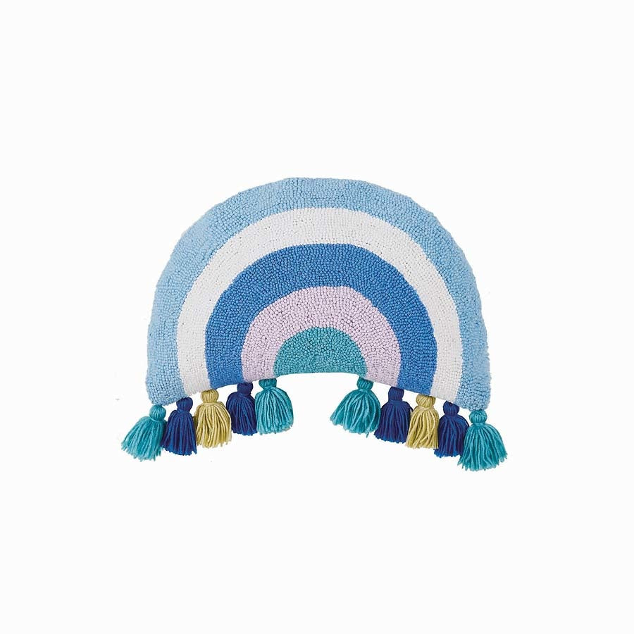 Rainbow Tassels Hook Pillow