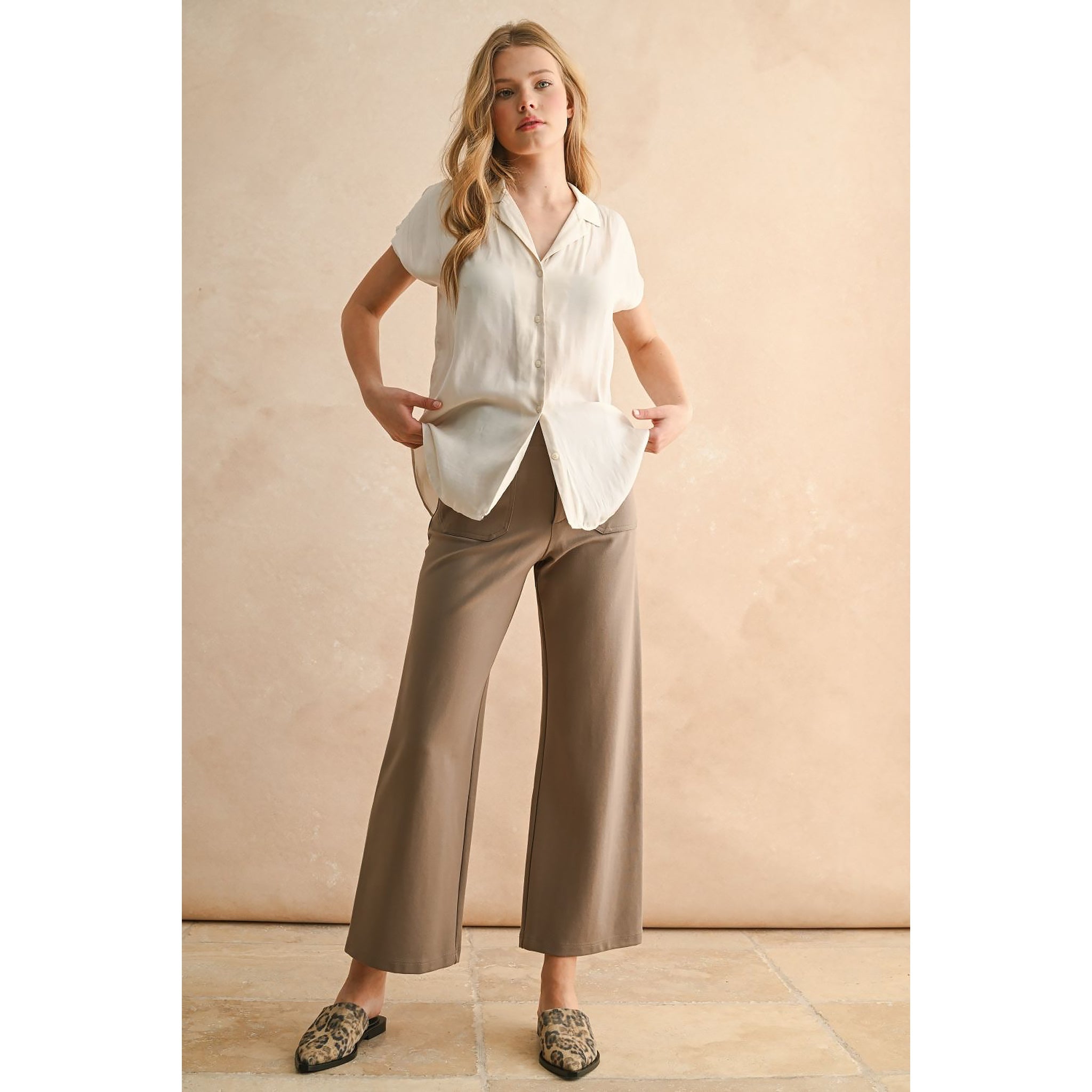 After Hours Button Down Top