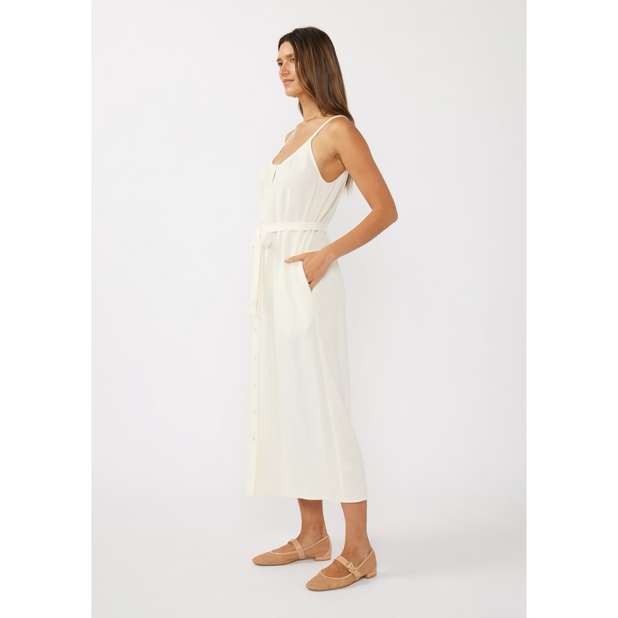 Afternoon Delight Button Down Maxi Dress