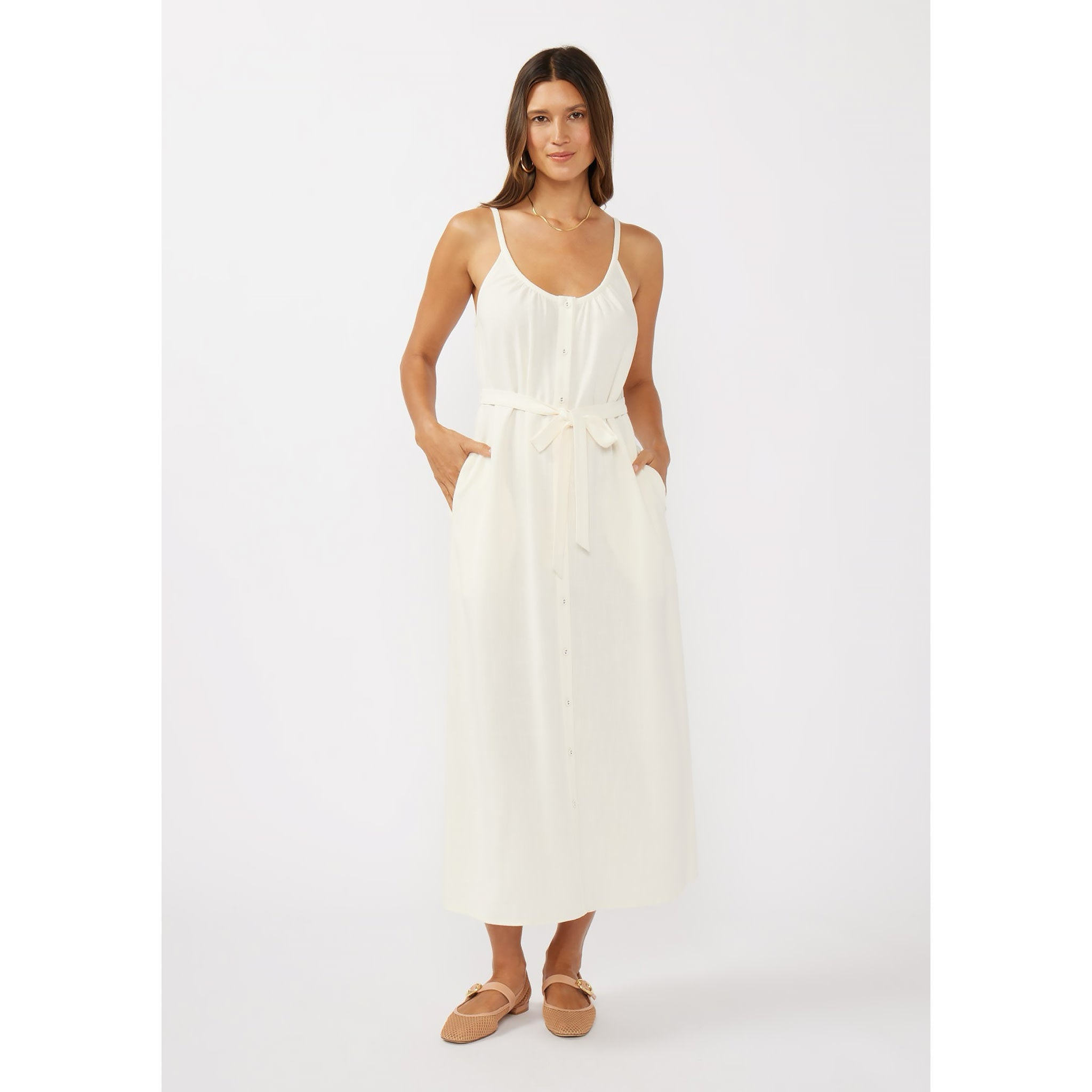 Afternoon Delight Button Down Maxi Dress