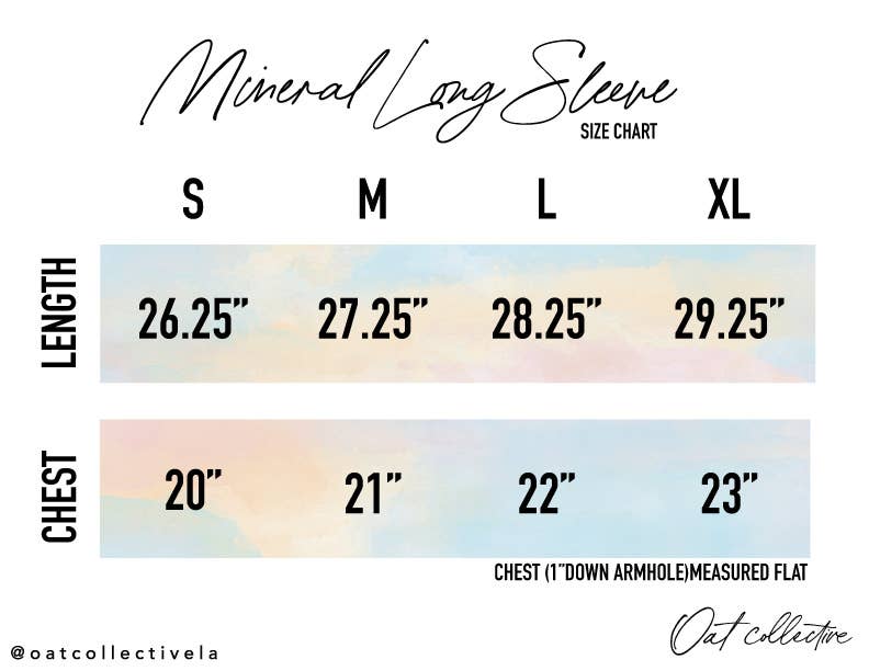 BEACH BUM Mineral Washed Long Sleeve