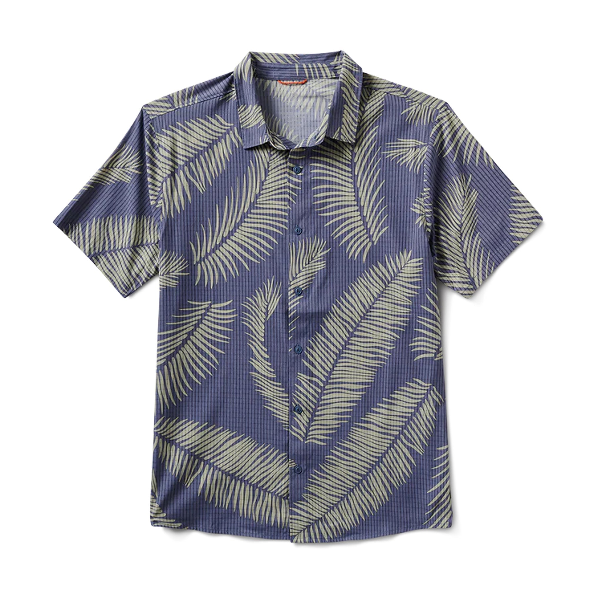 Bless Up Breathable Button Down - Fire Fern Slate