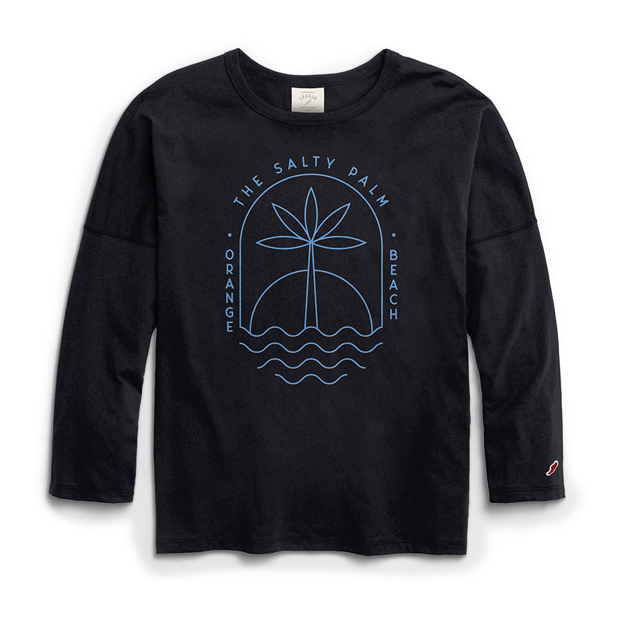 Halo Palm Oversized Long Sleeve Tee