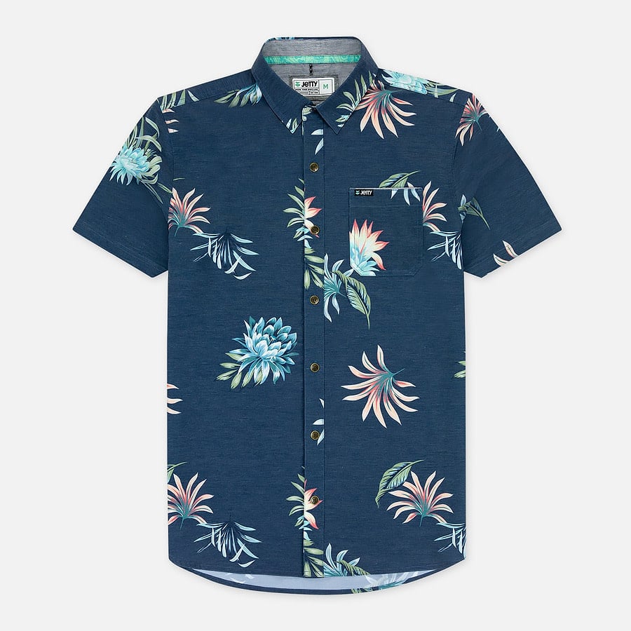 Garwood Woven Button Down - Navy