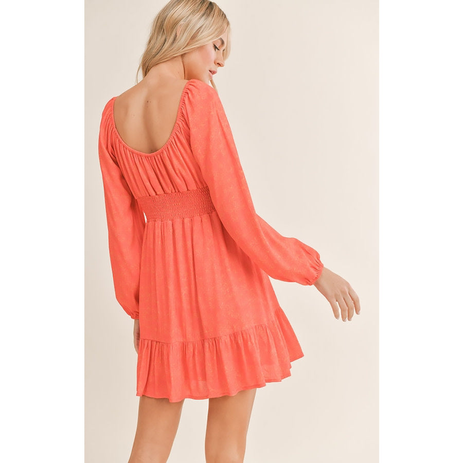 The Last Party Tie Front Mini Dress