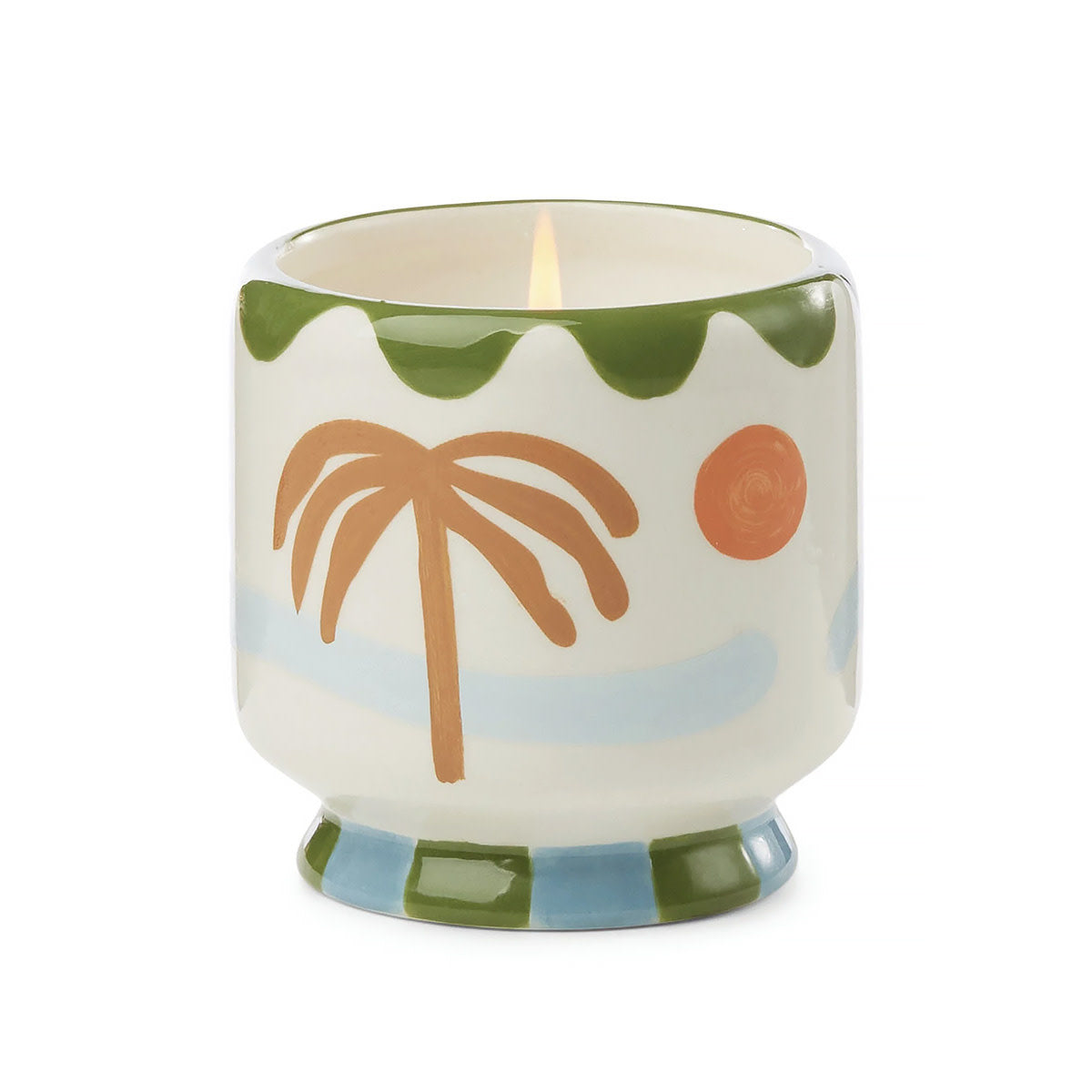 A Dopo 8 oz. Handpainted Candle