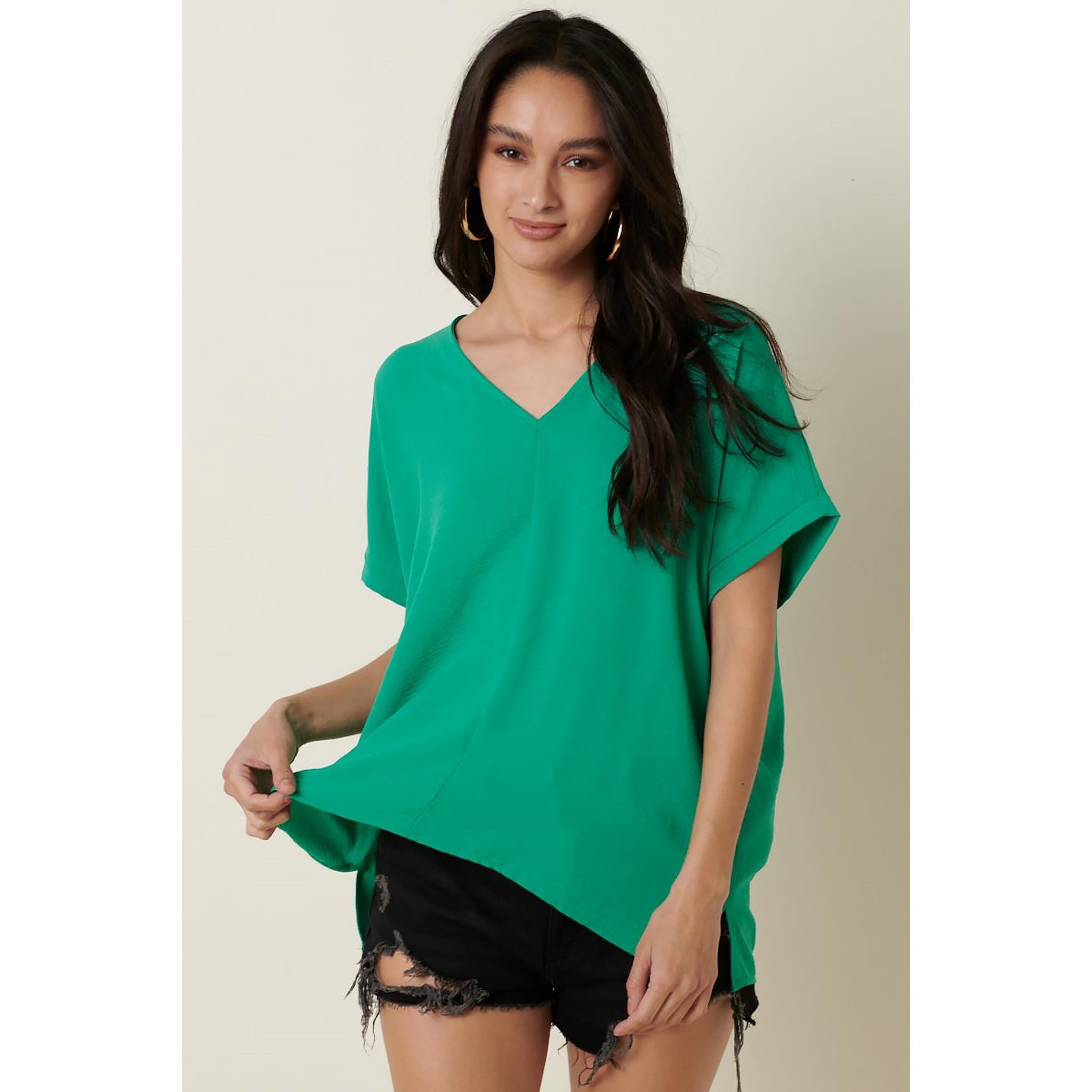 Airflow Dolman Sleeve Woven Top