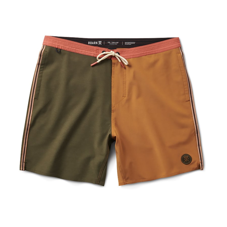Chiller Boardshorts 17" - Pignoli Brown