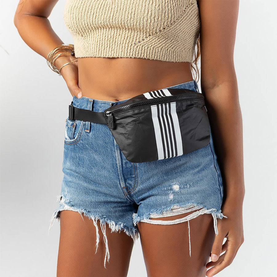 Mini Hip Pack - Linen Stripe