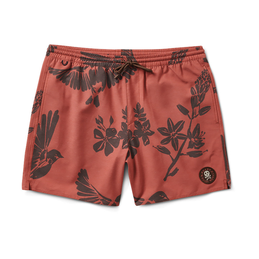 Shorey Boardshorts 16" - Songbird Saffron Red