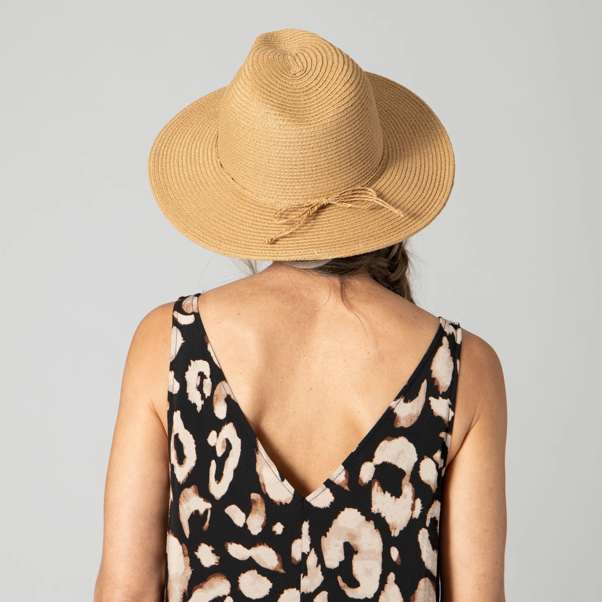 Water Repellent Solid Fedora