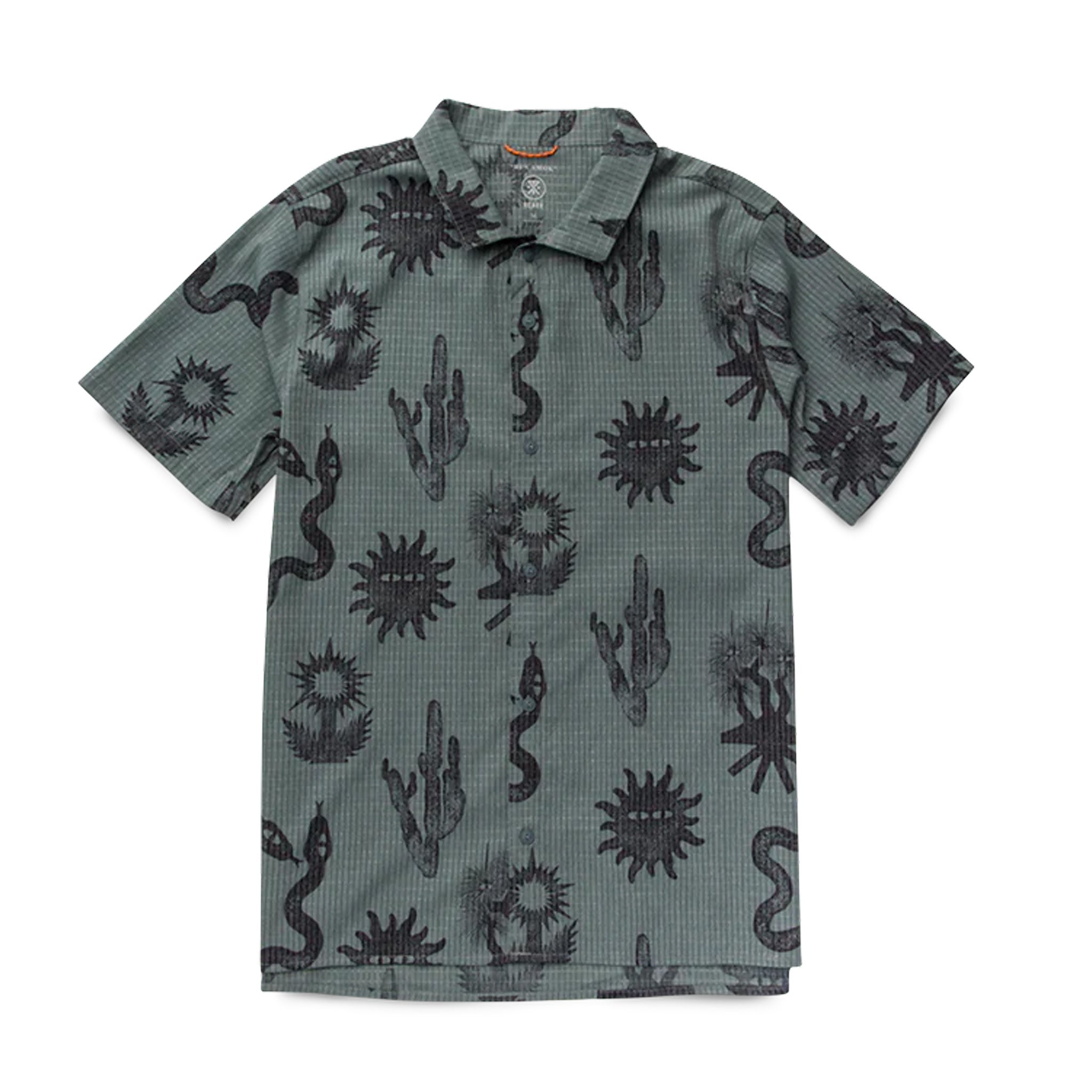 Bless Up Trail Shirt - Forest