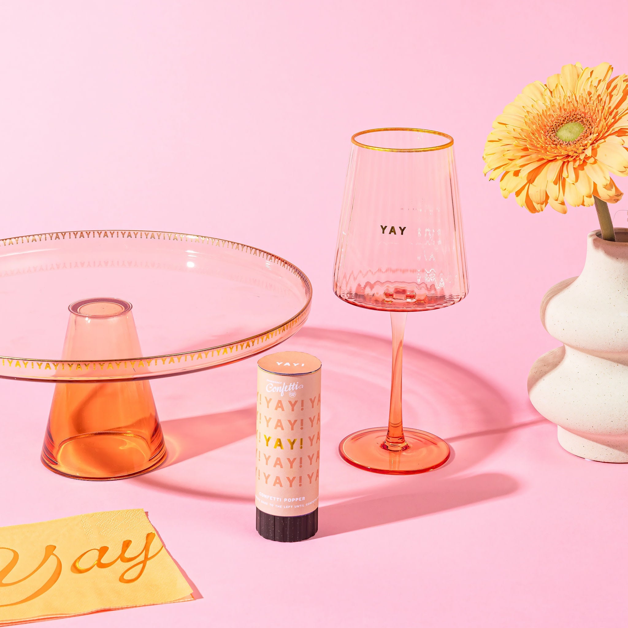 Ribbed 16oz Wine Glass