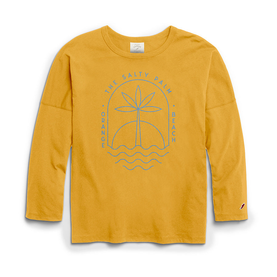 Halo Palm Oversized Long Sleeve Tee