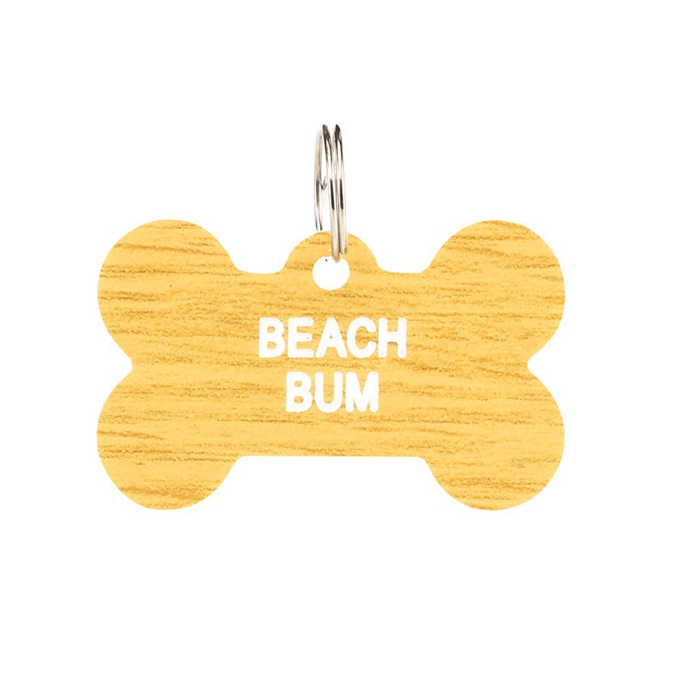 Beach Bum Dog Tag