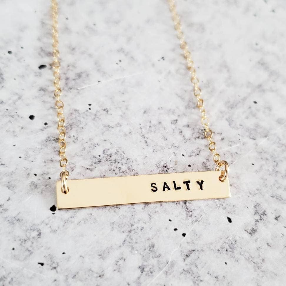 SALTY Classic Bar Necklace
