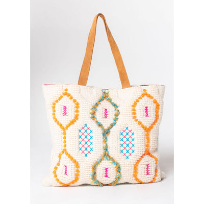 Bohemian Embroidered Carpet Bag